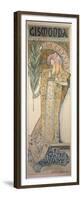 Sarah Bernhardt (1844-1923) as Gismonda at the Theatre De La Renaissance, 1894-Alphonse Mucha-Framed Premium Giclee Print