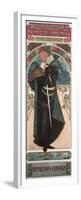 Sarah Bernhardt (1844-1923) as Hamlet at the Theatre Sarah Bernhardt, 1899-Alphonse Mucha-Framed Premium Giclee Print