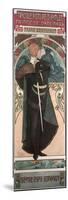 Sarah Bernhardt (1844-1923) as Hamlet at the Theatre Sarah Bernhardt, 1899-Alphonse Mucha-Mounted Premium Giclee Print