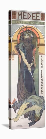 Sarah Bernhardt (1844-1923) as Medee at the Theatre De La Renaissance, 1898-Alphonse Mucha-Stretched Canvas