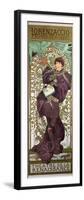 Sarah Bernhardt (1844-1923) in 'Lorenzaccio', a Play by Alfred De Musset (1810-57) at The-Alphonse Mucha-Framed Giclee Print