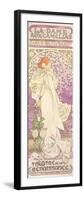 Sarah Bernhardt (1844-1923), La Dame Aux Camelias, at the Theatre De La Renaissance, 1896-Alphonse Mucha-Framed Giclee Print