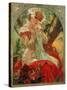 Sarah Bernhardt (1844-1923) Lefevre-Utile, 1903-Alphonse Mucha-Stretched Canvas