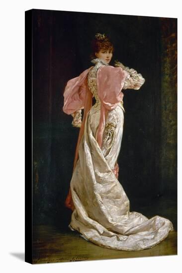 Sarah Bernhardt (1844-1923)-Georges Clairin-Stretched Canvas
