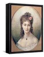 Sarah Bernhardt 1869-Marie Desire Bourgoin-Framed Stretched Canvas