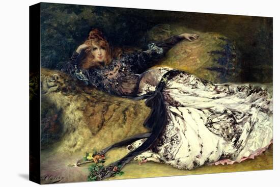 Sarah Bernhardt 1871-Georges Clairin-Stretched Canvas