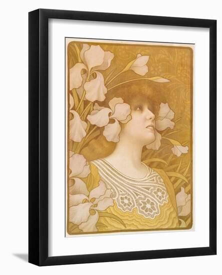 Sarah Bernhardt, 1901-Paul Berthon-Framed Giclee Print