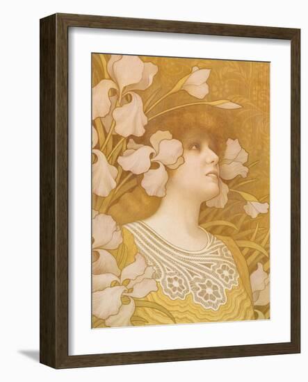 Sarah Bernhardt, 1901-Paul Berthon-Framed Giclee Print