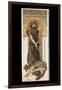 Sarah Bernhardt as Medee at the Theatre De La Renaissance-Alphonse Mucha-Framed Art Print