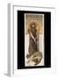 Sarah Bernhardt as Medee at the Theatre De La Renaissance-Alphonse Mucha-Framed Art Print