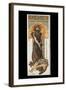 Sarah Bernhardt as Medee at the Theatre De La Renaissance-Alphonse Mucha-Framed Art Print