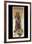 Sarah Bernhardt as Medee at the Theatre De La Renaissance-Alphonse Mucha-Framed Art Print