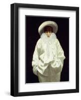 Sarah Bernhardt as Pierrot-Giuseppe Nittis-Framed Giclee Print