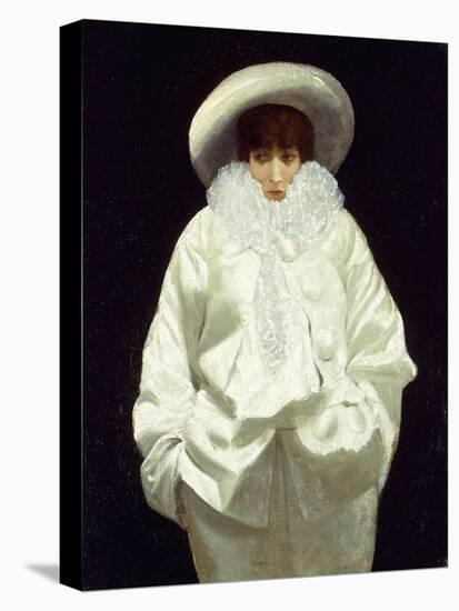 Sarah Bernhardt as Pierrot-Giuseppe Nittis-Stretched Canvas