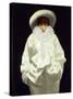 Sarah Bernhardt as Pierrot-Giuseppe Nittis-Stretched Canvas