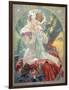 Sarah Bernhardt in the Role of Princess Lointaine, 1904-Alphonse Mucha-Framed Giclee Print