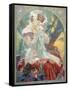 Sarah Bernhardt in the Role of Princess Lointaine, 1904-Alphonse Mucha-Framed Stretched Canvas