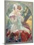 Sarah Bernhardt in the Role of Princess Lointaine, 1904-Alphonse Mucha-Mounted Giclee Print