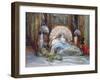 Sarah Bernhardt in Title Role of 'Theodora', by Victorien Sardou, produced in Paris in 1884, 1902-Georges Clairin-Framed Giclee Print