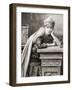 Sarah Bernhardt portrait by Napoleon Sarony-Napoleon Sarony-Framed Photographic Print