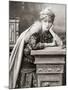 Sarah Bernhardt portrait by Napoleon Sarony-Napoleon Sarony-Mounted Photographic Print