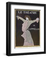 Sarah Bernhardt - portrait-Leonetto Cappiello-Framed Premium Giclee Print