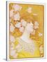 Sarah Bernhardt Poster-Paul Berthon-Stretched Canvas