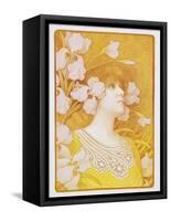 Sarah Bernhardt Poster-Paul Berthon-Framed Stretched Canvas