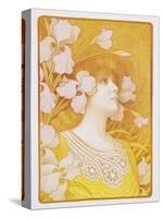 Sarah Bernhardt Poster-Paul Berthon-Stretched Canvas