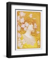 Sarah Bernhardt Poster-Paul Berthon-Framed Premium Photographic Print