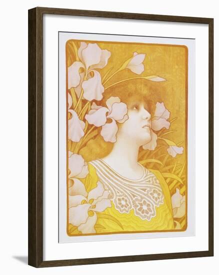 Sarah Bernhardt Poster-Paul Berthon-Framed Photographic Print