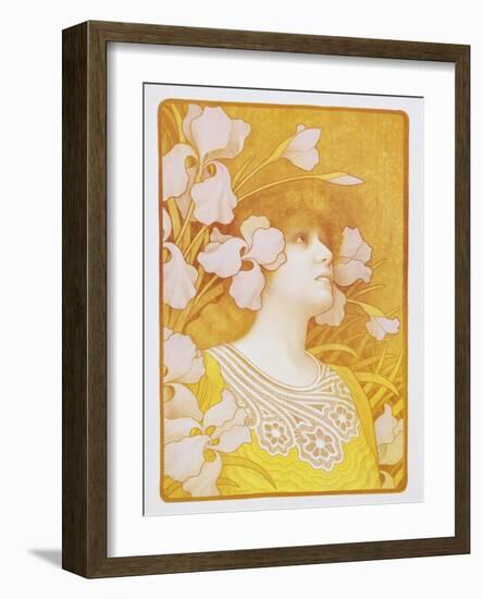 Sarah Bernhardt Poster-Paul Berthon-Framed Photographic Print