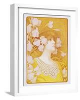 Sarah Bernhardt Poster-Paul Berthon-Framed Photographic Print