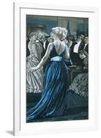 Sarah Bernhardt Smoking a Cigar-English School-Framed Giclee Print