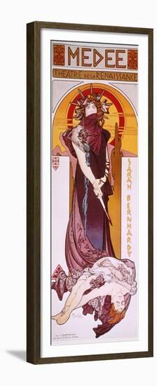 Sarah Bernhardt-Alphonse Mucha-Framed Premium Giclee Print