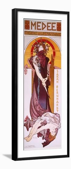 Sarah Bernhardt-Alphonse Mucha-Framed Premium Giclee Print