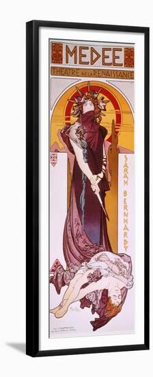 Sarah Bernhardt-Alphonse Mucha-Framed Premium Giclee Print