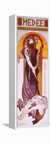 Sarah Bernhardt-Alphonse Mucha-Framed Stretched Canvas