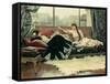 Sarah Bernhardt-Julius Leblanc Stewart-Framed Stretched Canvas