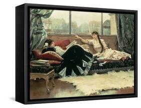 Sarah Bernhardt-Julius Leblanc Stewart-Framed Stretched Canvas