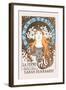 Sarah Bernhardt-Alphonse Mucha-Framed Art Print