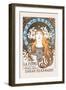 Sarah Bernhardt-Alphonse Mucha-Framed Art Print