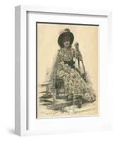 Sarah Bernhardt-Jan van Beers-Framed Art Print