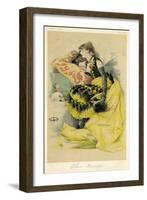 Sarah Bernhardt-Theobald Chartran-Framed Art Print