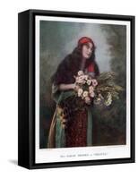 Sarah Brooke, British Actress, 1901-W&d Downey-Framed Stretched Canvas