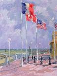 Flags at Courseulles, Normandy-Sarah Butterfield-Giclee Print