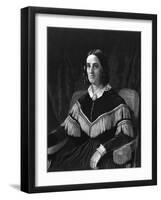 Sarah Childress Polk-J Sartain-Framed Art Print