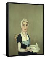 Sarah Cornwall Everest, 1812-Ammi Phillips-Framed Stretched Canvas