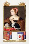 Double Portrait of Elizabeth of York and Henry VII Holding the White Rose of York-Sarah Countess Of Essex-Giclee Print