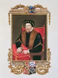 Portrait of Sir Thomas More (1478-1535) from "Memoirs of the Court of Queen Elizabeth"-Sarah Countess Of Essex-Framed Giclee Print